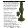 Evolved Novelties Gender X The General Prostate Massager - Powerful Dual Motor G-Spot Vibrator with Come Hither Motion - Model X10 - Black Chrome - Adult Naughty Store