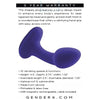 Evolved Novelties Silicone Butt Plug 'Gender X Anybody's Plug' Model 2024 - Unisex Anal Vibrator in Black - Adult Naughty Store