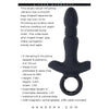 Evolved Novelties Gender X Slayer Black Thrusting Vibrator Model 2024 for Men: Prostate Massage Power in Sleek Black - Adult Naughty Store