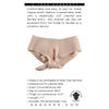 Evolved Novelties Light Briefs Vagina Sleeve Penetrable Urination Device - Gender X Undergarments Briefs Light (Model 2024) - Unisex Pleasure Toy in Flesh Tone