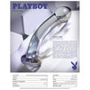 Evolved Novelties Playboy Jewels King Glass Probe - Luxurious Curved Borosilicate Glass Anal and Vaginal Pleasure Toy for All Genders - Crystal Iridescent - Adult Naughty Store