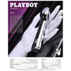 Presenting the Playboy Pleasure Swoon Metallic Vibrator Model 2023 for Ultimate Pleasure - Unisex G-Spot and Prostate Stimulator in Shiny Silver - Adult Naughty Store