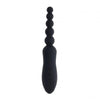 Playboy Let It Bead Dual-Ended Rechargeable Vibrating Anal Beads PB-RS-4684-2 - Unisex Clitoral Suction & Anal Stimulator in Black - Adult Naughty Store