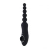 Playboy Let It Bead Dual-Ended Rechargeable Vibrating Anal Beads PB-RS-4684-2 - Unisex Clitoral Suction & Anal Stimulator in Black - Adult Naughty Store