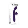 Experience Sensational Pleasure with Evolved Novelties' Playboy Curlicue Rabbit Vibrator - Model 2024 for Women - G-Spot and Clitoral Stimulation - Deep Purple