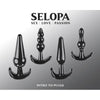 Evolved Novelties Selopa Intro To Plugs - The Sensual Journey of Pleasure, Model 2023, for Alluring Anal Exploration, Black