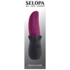 Evolved Novelties Selopa Tongue Teaser Vibrating Silicone Tongue Flicker | Model 2023 | For Couples, Men, and Women | Oral Pleasure | Midnight Black - Adult Naughty Store