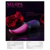 Evolved Novelties Selopa Tongue Teaser Vibrating Silicone Tongue Flicker | Model 2023 | For Couples, Men, and Women | Oral Pleasure | Midnight Black - Adult Naughty Store