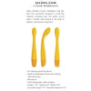 Selopa Love, Sex, Passion Lemon Squeeze Slim G-Spot Vibrator - Model 2023 - Women's Pleasure Toy - Vibrant Yellow