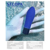 Evolved Novelties Selopa Love, Sex, Passion Cobalt Cutie Mini Rechargeable Blue Vibrator