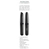 Evolved Novelties Selopa Buzz Buddy Bullet Vibrator - Powerful Black Chrome Dual-Ended Lipstick and Rounded Tip Vibrating Bullet (Model 2023) for Women - Intense Pleasure in Sleek Style