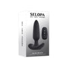 Evolved Novelties Vibrating Butt Plug - Selopa Black Beauty Model 2024 | Unisex Anal Joy | Black