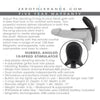 Zero Tolerance Mr. Tickler Adjustable Vibrating Cock Ring - Model 2023 - For Men - Dual Stimulation - Black