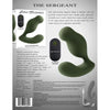 Zero Tolerance The Sergeant Green Prostate Vibrator - Powerful 10-Speed Remote Control Silicone Pleasure Toy for Men - Adult Naughty Store