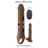 Zero Tolerance Big Boy Extender Dark Skin Tone - Remote Control Vibrating Penis Extender for Men - Model ZT-2023