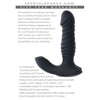 Evolved Novelties Zero Tolerance Striker Black Anal Vibrator - Model 2024 - Male Prostate Stimulator - Perineum Pleasure - Black