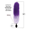 Icon Brands Foxy Tail Silicone Butt Plug Purple - Model 2023 - Unisex Anal Pleasure - Adult Naughty Store