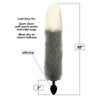 Icon Brands Foxy Tail Silicone Butt Plug Grey - Model 2023 - Unisex Anal Pleasure Toy - Adult Naughty Store