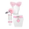 Curious Kitty Kit - The Ultimate Couples Play Experience - 5-Piece Set - Model CK-2023 - Unleash Your Inner Feline Fantasy - Pink Pleasure Collection for Him and Her - Explore Cos-Play and Fo - Adult Naughty Store