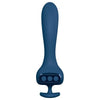 Jimmyjane Kyrios Solis Prostate Vibrator - Model X123 for Men - P-Spot and Perineum Stimulation - Obsidian Black - Adult Naughty Store