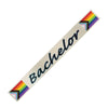 Kheper Games Progress Bachelor Sash - Party Accessory for Inclusivity & Fun - Model 2024 - Unisex - Rainbow Pride - Clothing & Decor - Adult Naughty Store