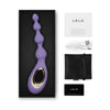 Introducing the Lelo Soraya Beads Violet Dusk Anal Beads Massager (Model: Soraya Beads) for Her - Indulge in Sensational Pleasure!