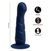 Maia Toys Marin 8 Silicone Suction Cup Dong Blue - Model: Marin 8 Inches (2024) for Him - Prostate Stimulator - Adult Naughty Store