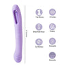 Maia Toys Harper 10 Function Dual Motor Thumping Vibe Model 2024 for Women - Clitoral and G-Spot Stimulation - Purple