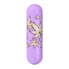 Maia Toys Jessi 420 Purple Remote Mini Bullet Vibrator for Women - Powerful 10 Function Hemp Leaf Print Pleasure Toy - Adult Naughty Store