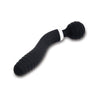 NU Sensuelle Nubii Lolly Wand Massager Vibrator - Powerful Rechargeable Sex Toy for Couples - Men and Women - Palm Size - Black - Adult Naughty Store