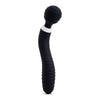 NU Sensuelle Nubii Lolly Wand Massager Vibrator - Powerful Rechargeable Sex Toy for Couples - Men and Women - Palm Size - Black - Adult Naughty Store