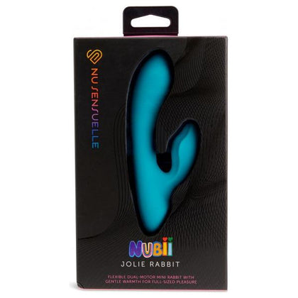 Nu Sensuelle Sensuelle Nubii Jolie Mini Rabbit Vibrator Blue - Dual Motor G-Spot and Clitoral Stimulator for Women