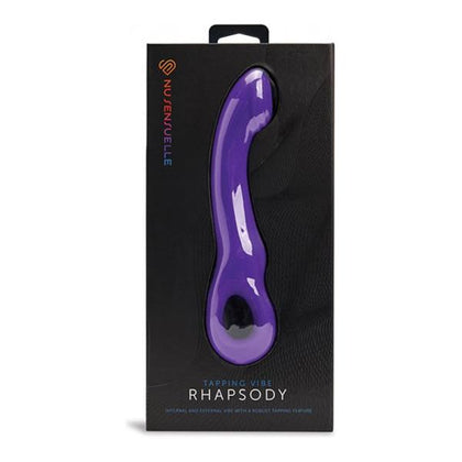 Sensuelle Rhapsody Tapper Deep Purple Vibrator - Model: Rhapsody Tapper Deep Purple 2024 - Gender: Women - Pleasure Area: G-Spot and Clitoral - Colour: Deep Purple