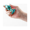 NS Novelties Rear Assets Medium Teal Aluminum Butt Plug NSN-0964-17 - Unisex Anal Pleasure Toy - Adult Naughty Store