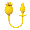 Clit-tastic Tulip Finger Massager & Plug Yellow - Adult Naughty Store