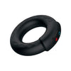 Nasstoys Cock Power Heat Up Cock Ring Black - Model CR-12: Intimate Male Vibrating Toy for Temperature Play