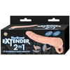 Great Extender 8 2 In 1 White Extender & Masturbator 