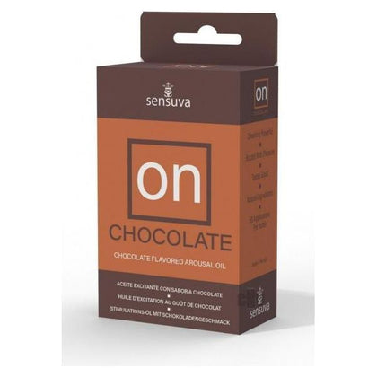 Sensuva Chocolate Arousal Oil 5ml Medium Box Female Clitoral Stimulation Chocolate