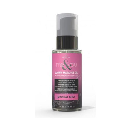 Sensual Bliss Massage Oil - Pink Grapefruit & Vanilla Bean 2 Oz - Adult Naughty Store