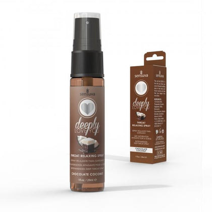 Sensuva Deeply Love You Throat Spray: Chocolate Coconut Sensation - Adult Naughty Store