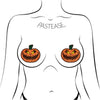 Pastease Brand Terrifying Jack-O-Lanterns Nipple Pasties - The Ultimate Halloween Pleasure Accessory for All Genders