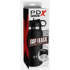 Pdx Plus Fap Flask Thrill Seeker Discreet Stroker Black Bottle Frosted