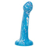 California Exotic Novelties Twisted Love Twisted Bulb Tip Probe Blue - Premium Liquid Silicone Anal Toy for Enhanced Pleasure (Model: SE-0392-75-2)