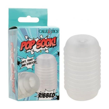 Pop Sock! Ribbed Clear - Adult Naughty Store