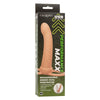 Cal Exotic Novelties Performance Maxx Ribbed Dual Penetrator SE-1634-10-3 Unisex Waterproof Beige Dual Penetrator