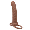 Performance Maxx Ribbed Dual Penetrator SE-1634-11-3 Brown For Intense Double Penetration Experience 🎉 - Adult Naughty Store