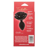 California Exotic Novelties Forbidden Large Rose Anal Plug - Black Silicone - SE-2653-15-3 - Unisex Anal Pleasure Toy - Adult Naughty Store