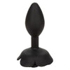 California Exotic Novelties Forbidden Large Rose Anal Plug - Black Silicone - SE-2653-15-3 - Unisex Anal Pleasure Toy - Adult Naughty Store