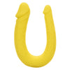 Boundless AC/DC Double Dong Yellow - Intense Pleasure Silicone Toy SE-2700-59-2 for All Genders - G-Spot & Double Dong Realistic