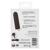 California Exotic Novelties Raven Quilted Seducer Black Vibrator - Model SE-2801-10-3 - For Women - Intense Pleasure for Clitoral Stimulation - Adult Naughty Store